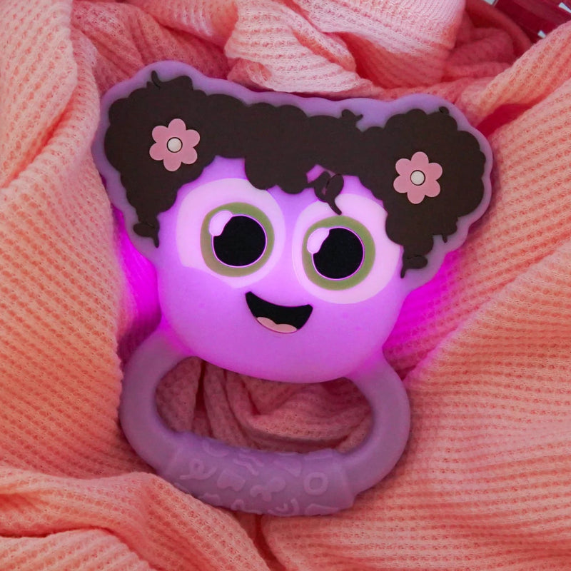 Glo Pals Rattles & Teethers Glo Pals Rattle - Purple/Lumi
