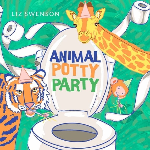 Abrams Potty Training Books Animal Potty Party (Board Book)