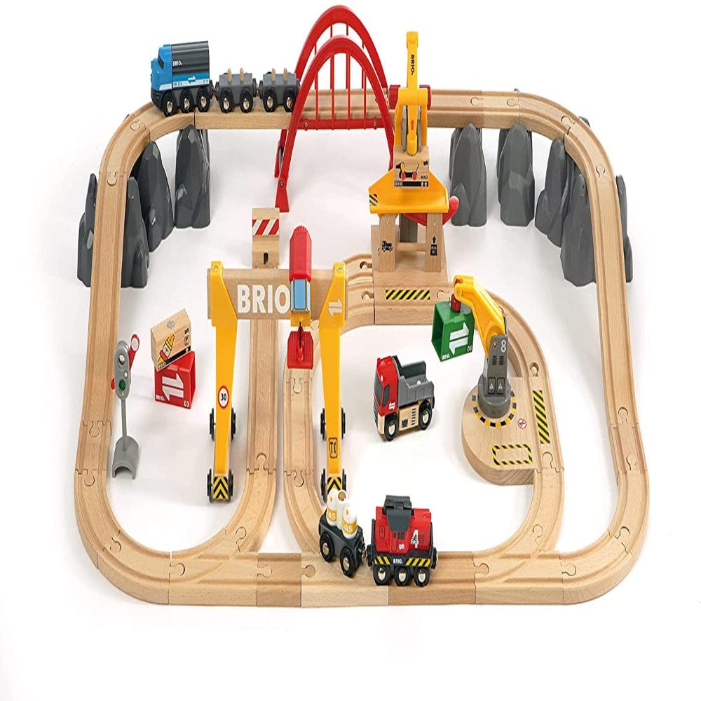 Brio Train Playsets Cargo Railway Deluxe Set 33097