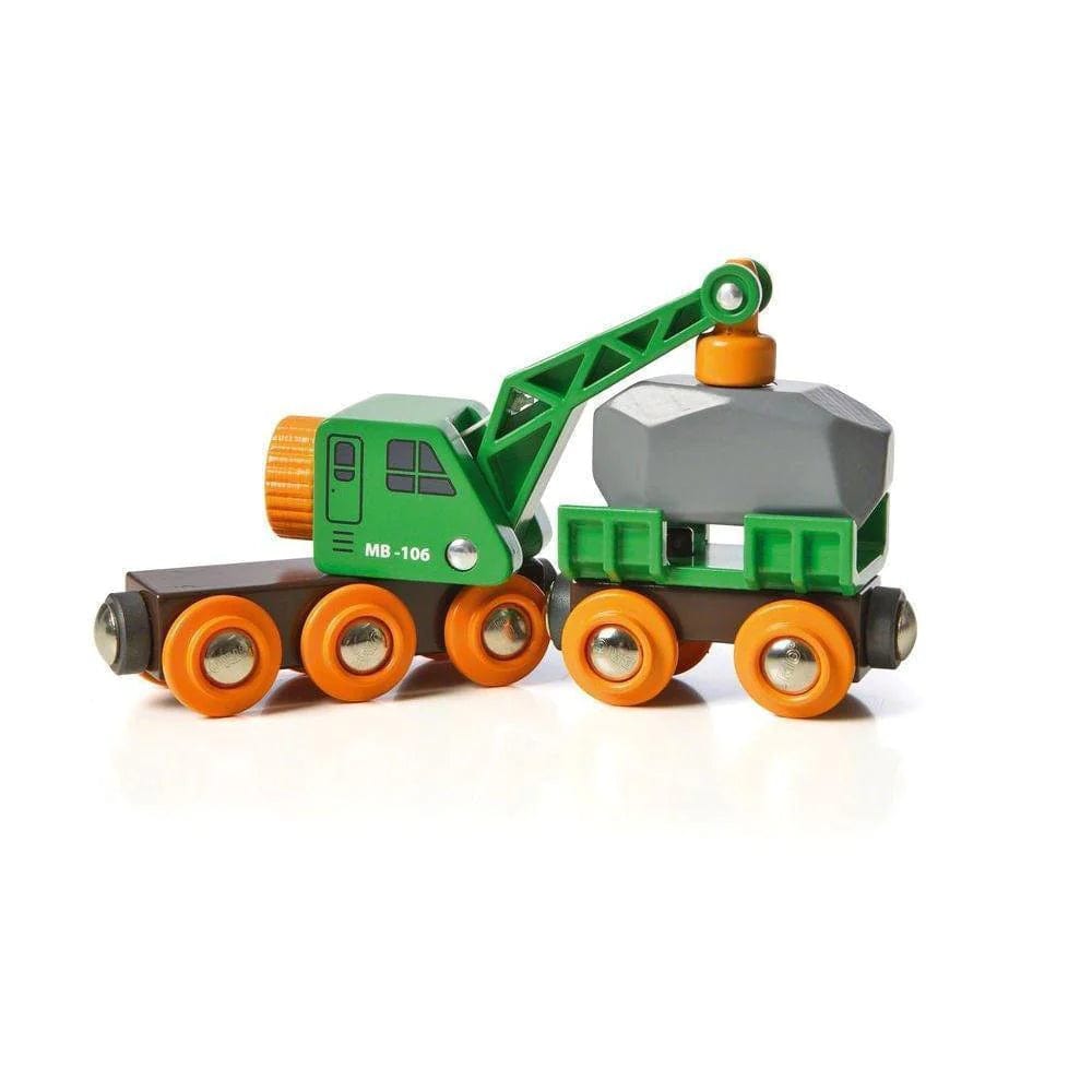 Brio Trains Clever Crane Wagon 33698
