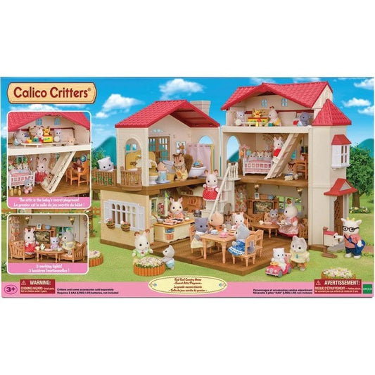 Calico Critters Doll Playsets Default Calico Critters - Red Roof Country Home w/Secret Attic Playroom