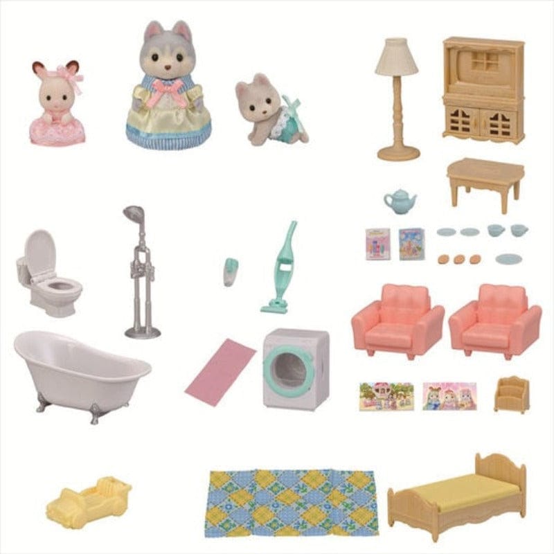 Calico Critters Doll Playsets Default Calico Critters Red Roof Country Room w/Secret Attic Playroom