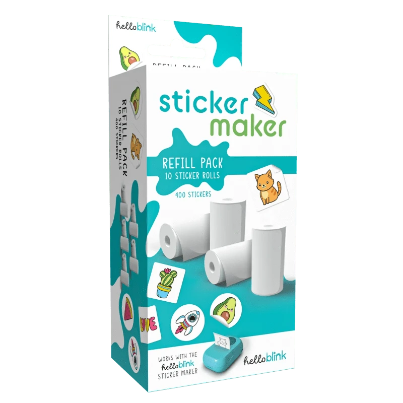 Ceaco Stickers Default Hello Blink Sticker Maker Refill Pack - White
