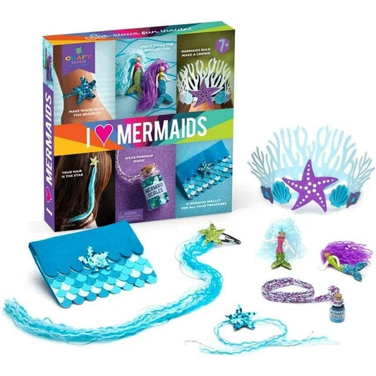 Craft-tastic Art & Craft Activity Kits Craft-tastic – I Heart Mermaids Kit