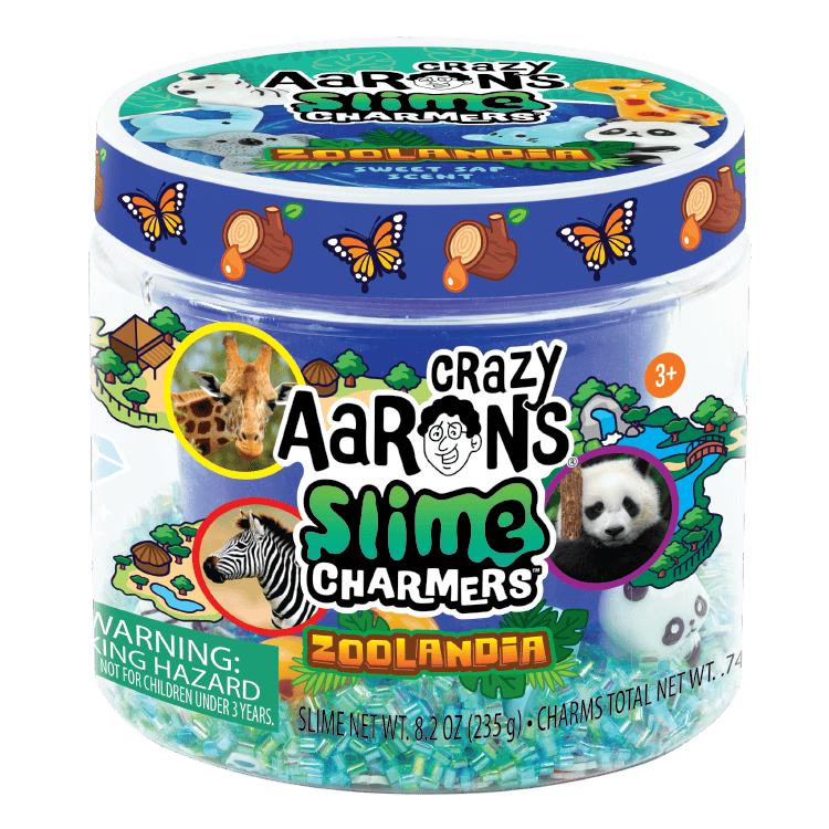 Crazy Aaron's Putty World Slime Zoolandia Slime Charmers