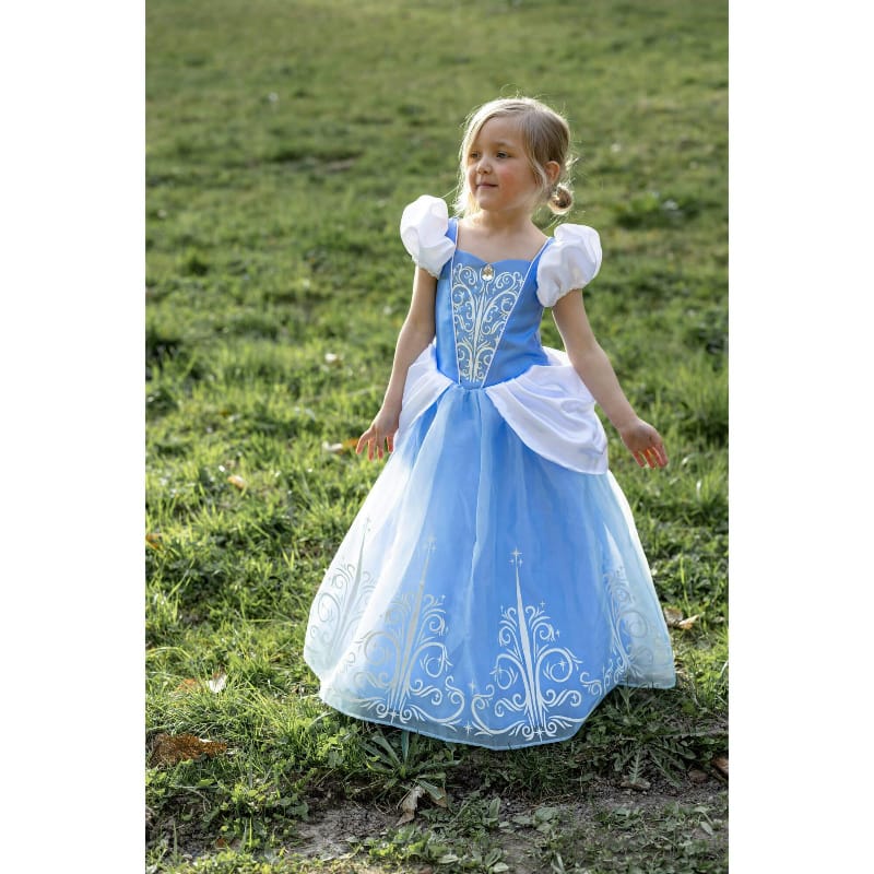 Creative Education Dress Up Outfits Once Upon a Princess Glass Slipper Dress (Size 5-6)