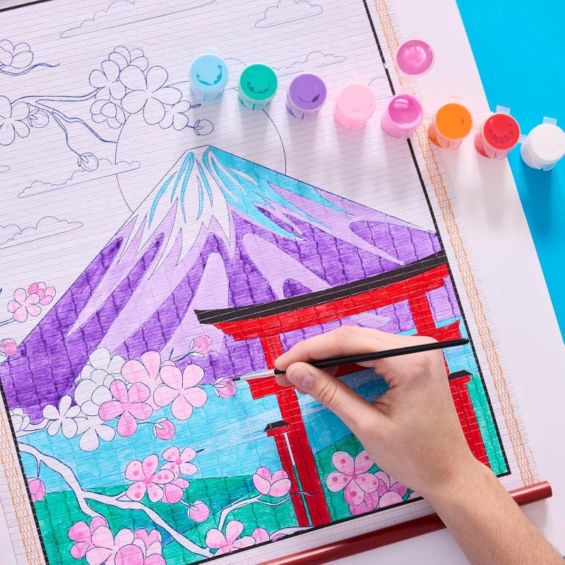 Creativity for Kids Coloring & Painting Kits Default Paper Scroll Coloring - Mt Fuji ID ITEM