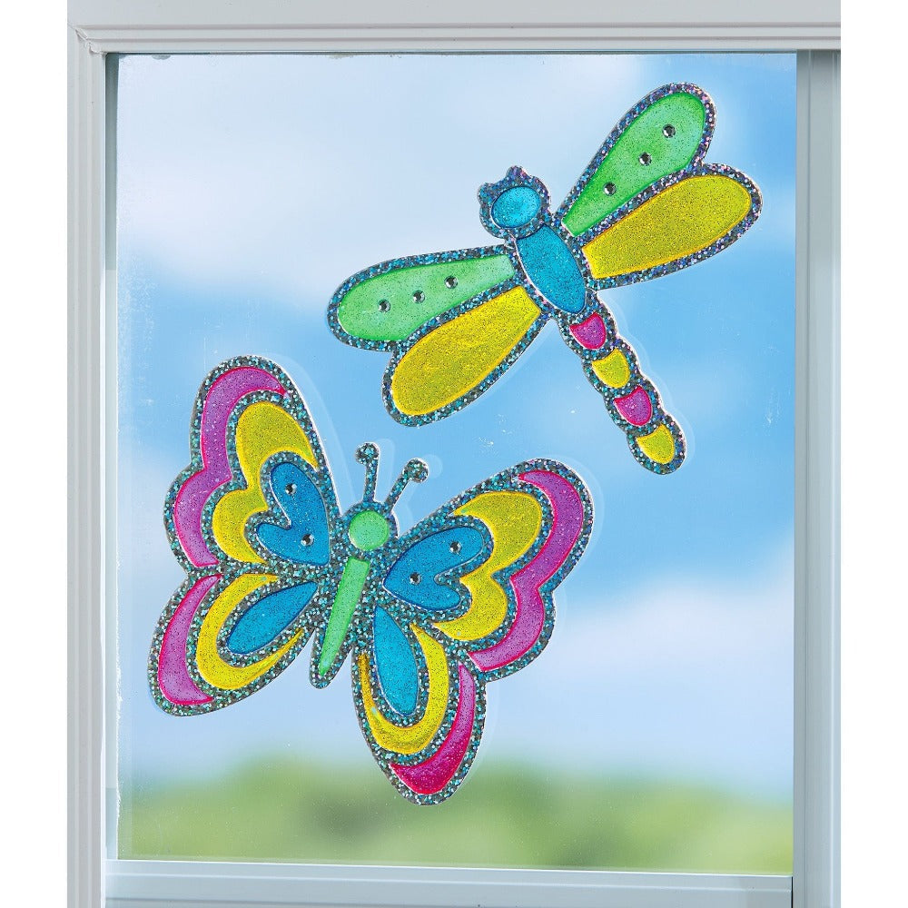 Creativity for Kids Coloring & Painting Kits Window Art - Bug Buddies