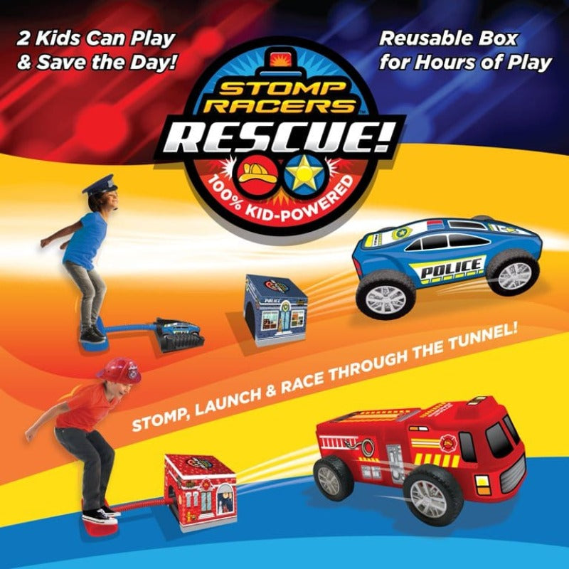 D & L Stomprockets Physical Play Stomp Racer Rescue