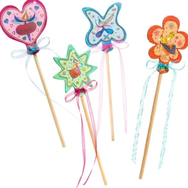 Djeco Art & Craft Activity Kits DIY Little Fairies Wands