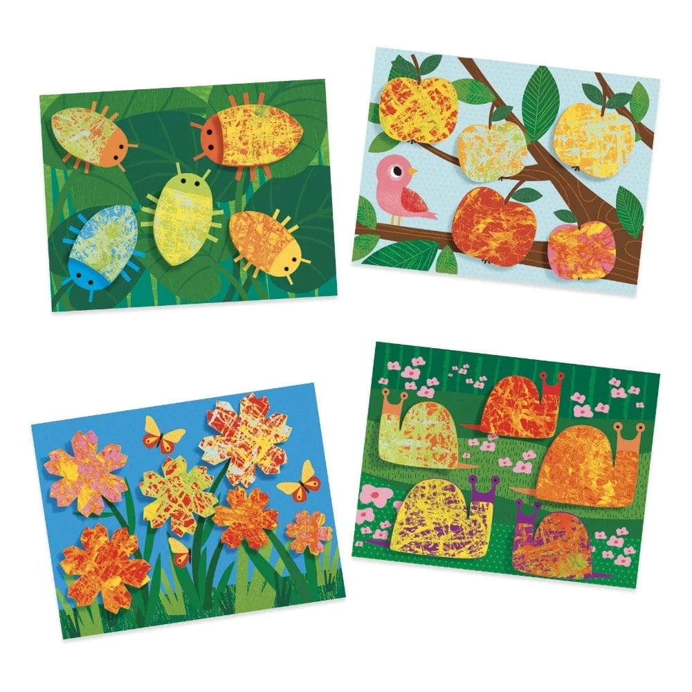 Djeco Coloring & Painting Kits Default Nature Painting with Marbles