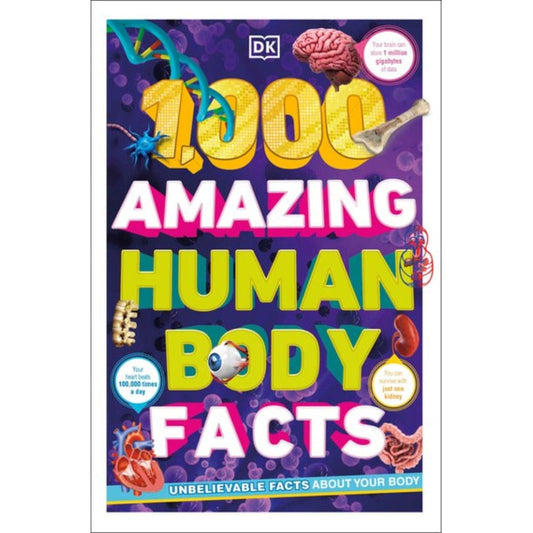 DK Children Paperback Books 1,000 Amazing Human Body Facts