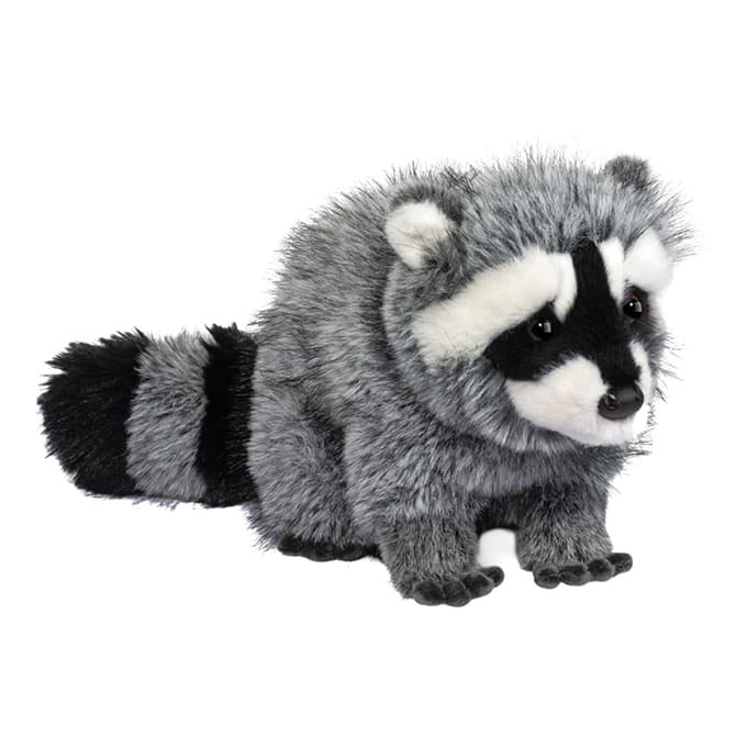 Douglas Toys Plush Woodland Roz Raccoon Dlux