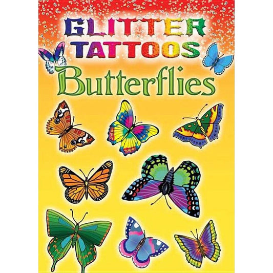 Dover Temporary Tattoos Glitter Tattoos - Butterflies