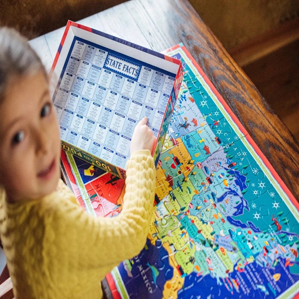 eeBoo 100 Piece Puzzles This Land Your Land 100 Piece Puzzle