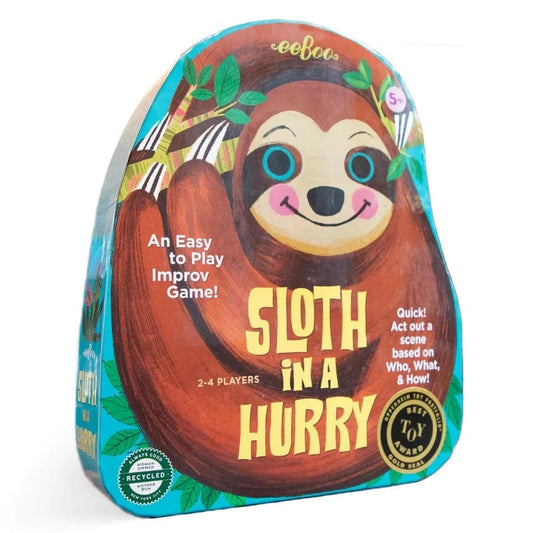 eeBoo Physical Play Games Sloth in a Hurry Action Game