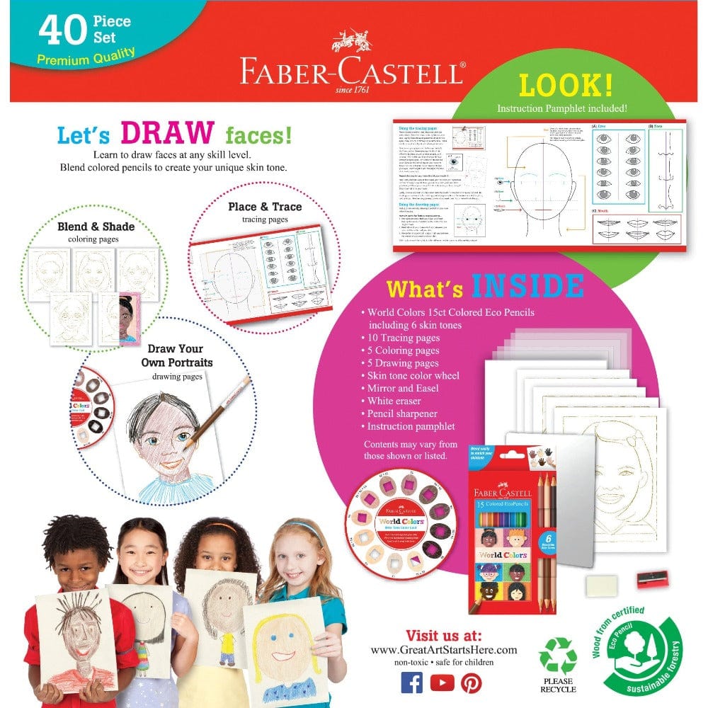 Faber-Castell Coloring & Painting Kits How to Draw Faces