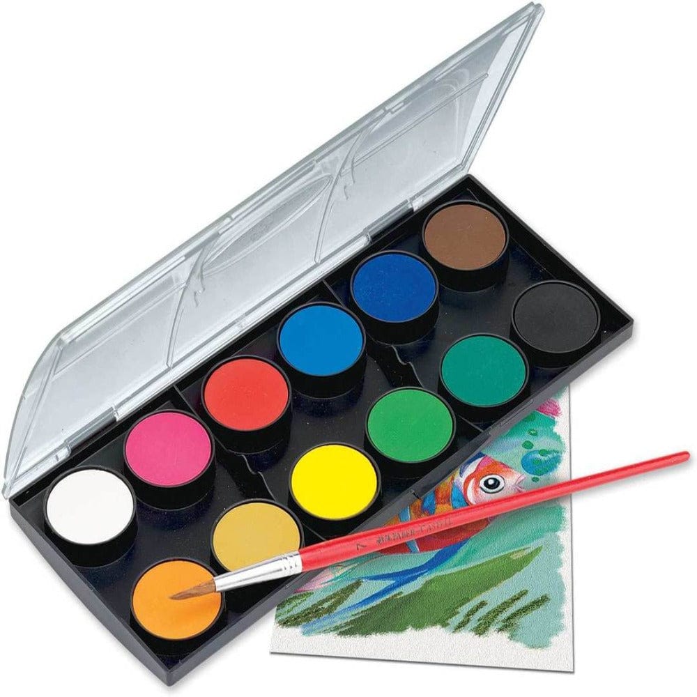 Faber-Castell Markers, Pens, Brushes & Crayons 12 Watercolor Paint Set