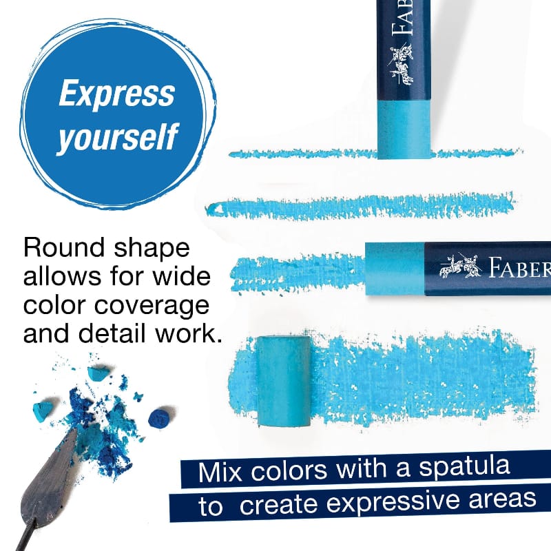 Faber-Castell Markers, Pens, Brushes & Crayons Oil Pastels Set of 12
