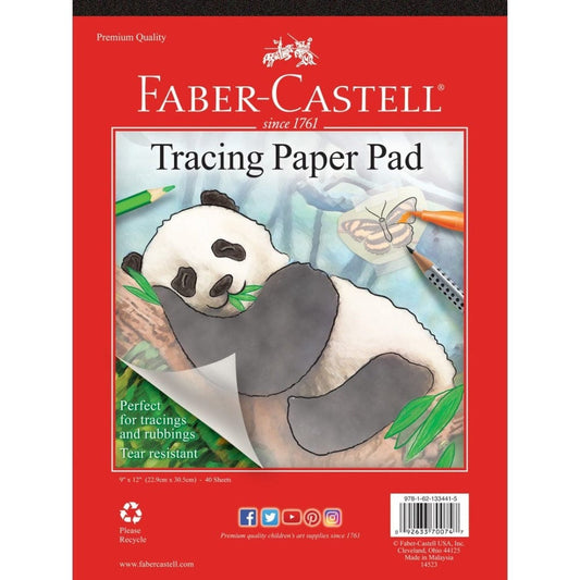 Faber-Castell Sketchbooks & Drawing Pads Tracing Paper Pad 9" x 12"