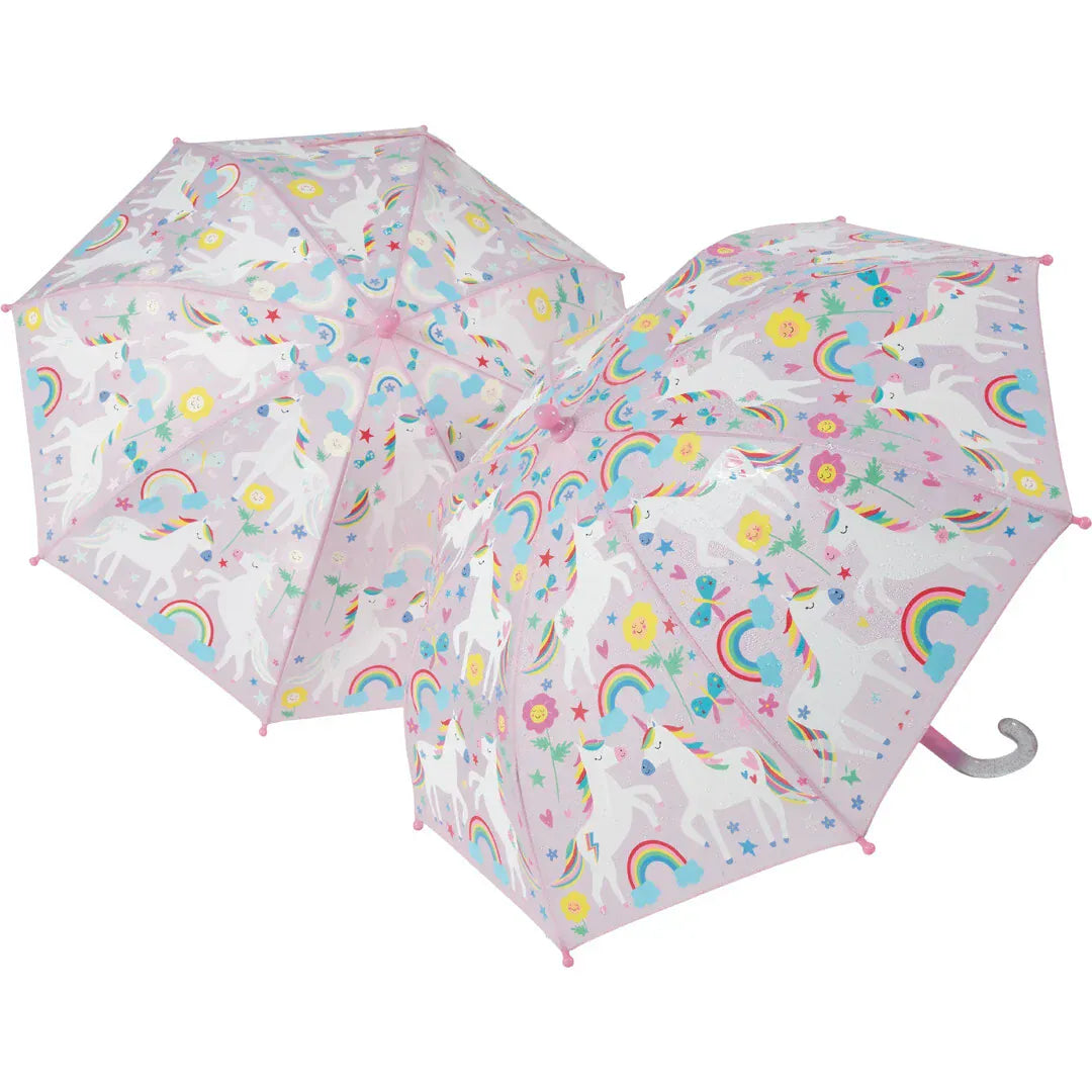 Floss & Rock Umbrellas Rainbow Unicorn Color Changing Umbrella