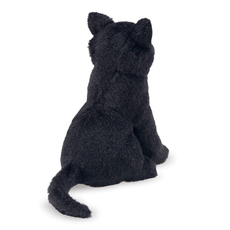 Folkmanis Finger Puppets Default Mini Black Cat Finger Puppet