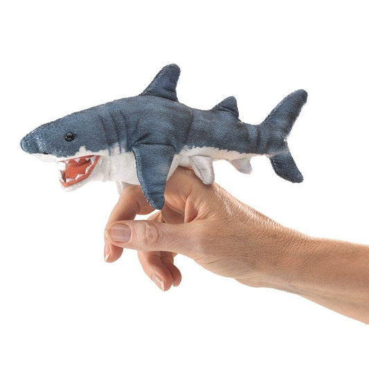 Folkmanis Finger Puppets Default Mini Shark Finger Puppet