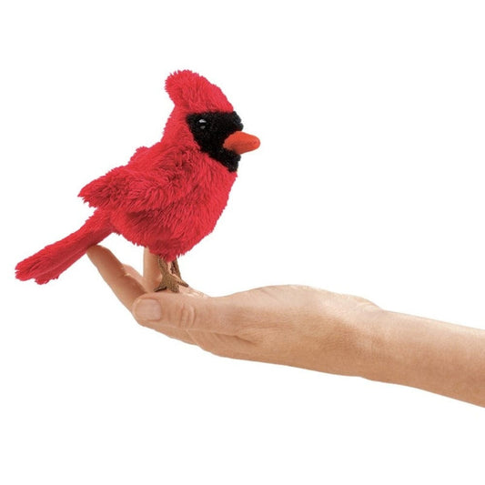 Folkmanis Finger Puppets Mini Cardinal Finger Puppet