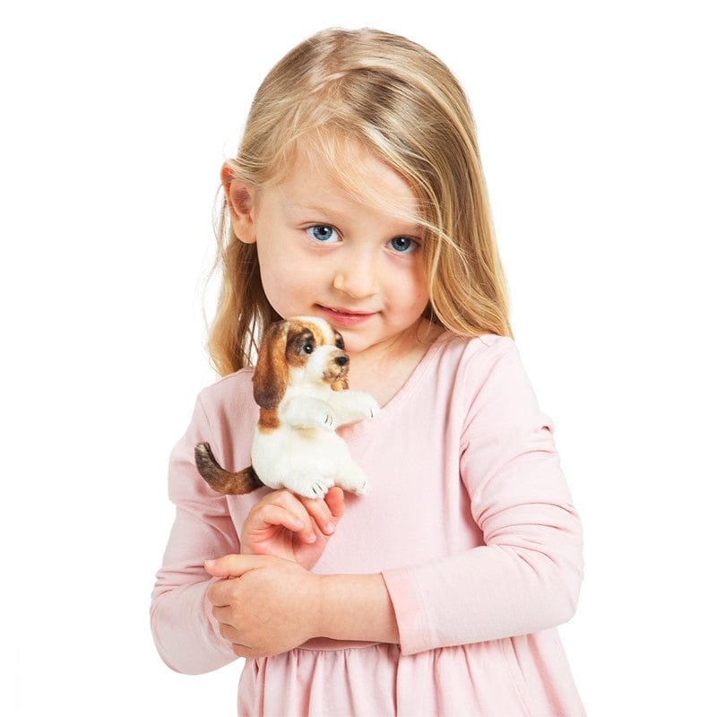 Folkmanis Finger Puppets Mini Dog Finger Puppet