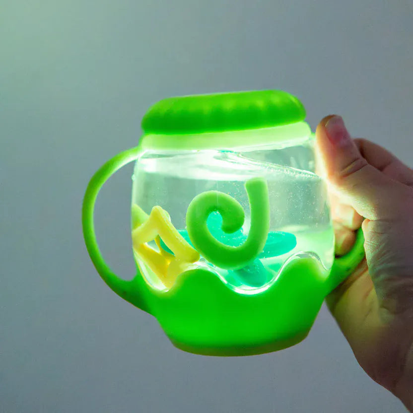 Glo Pals Sensory Toys Mini Sensory Jar - Green