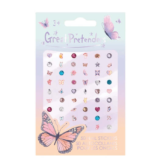 Great Pretenders Dress Up Accessories Default Butterfly Nail Stickers