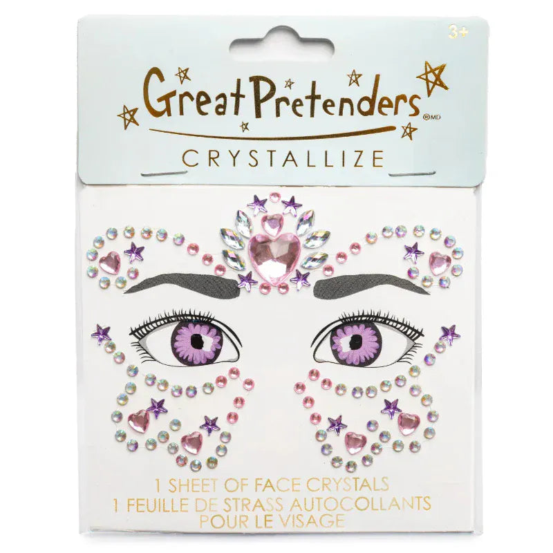 Great Pretenders Dress Up Accessories Face Crystals - Butterfly Princess