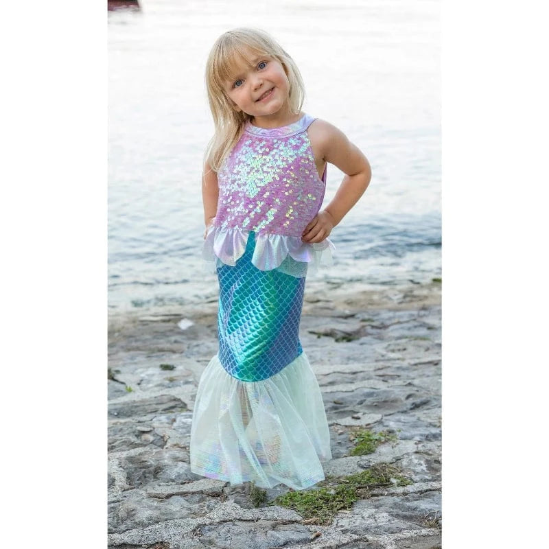 Great Pretenders Dress Up Outfits Default Misty Mermaid Dress - Pink/Blue (Size 5-6 yrs)