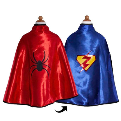 Great Pretenders Dress Up Outfits Default Reversible Adventure Cape with Mask (Size 5-6)