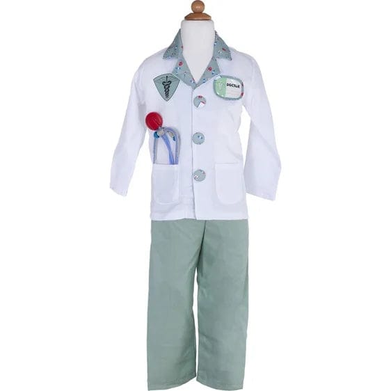 Great Pretenders Dress Up Outfits Doctor Set with Accessories (Size 5-6)