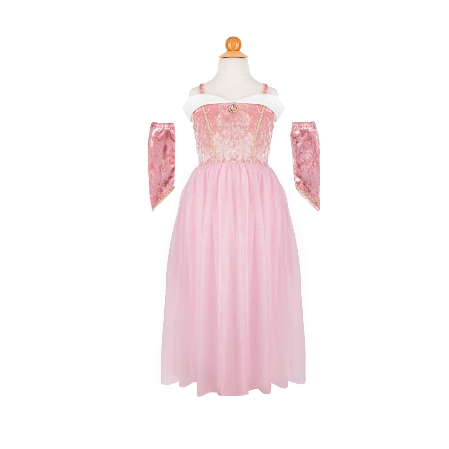 Great Pretenders Dress Up Outfits Velvety Soft Sleeping Sweetheart Princess Gown (Size 5-6 yrs)