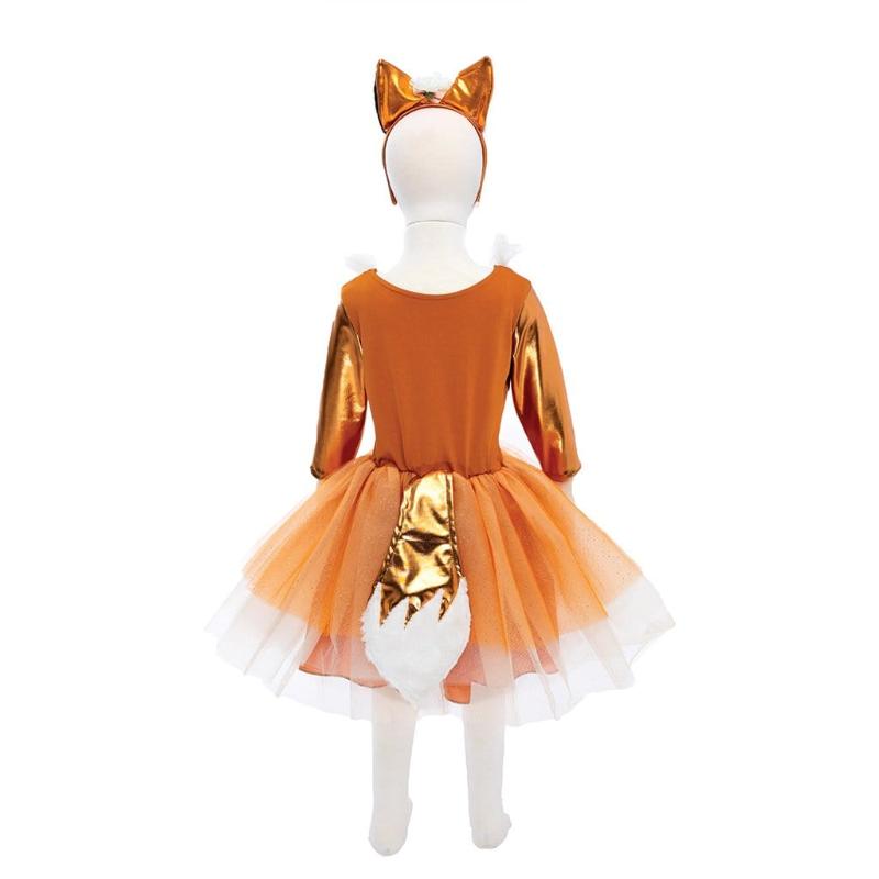 Great Pretenders Dress Up Woodland Fox Dress with Headpiece (Size 5-6)