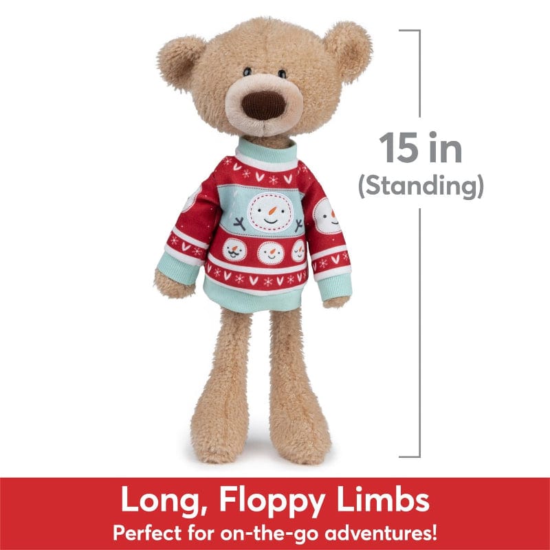 Gund Plush Holiday Toothpick Sleigh Bear