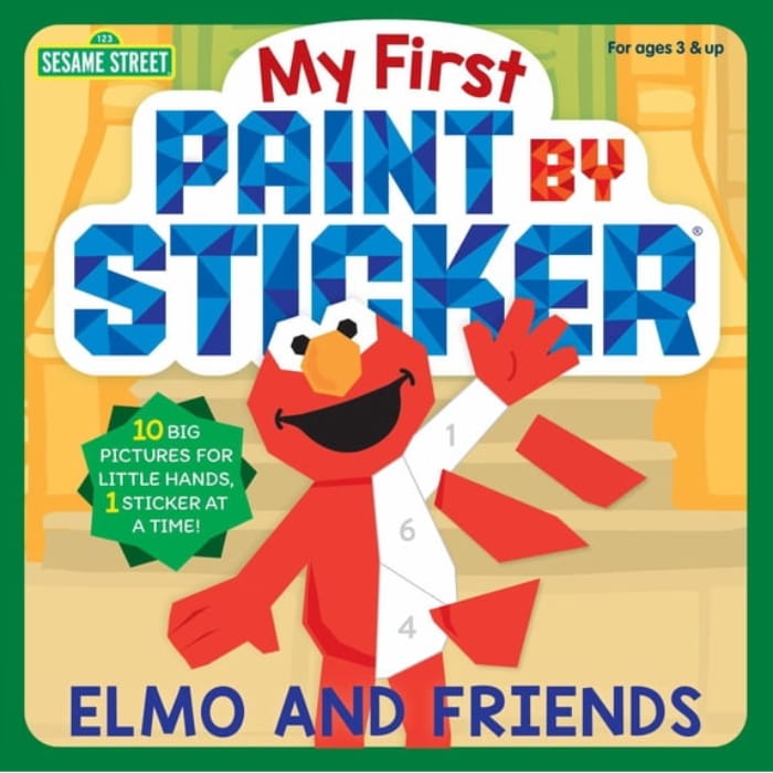 Hachette Activity Books My First Paint by Sticker: Elmo and Friends