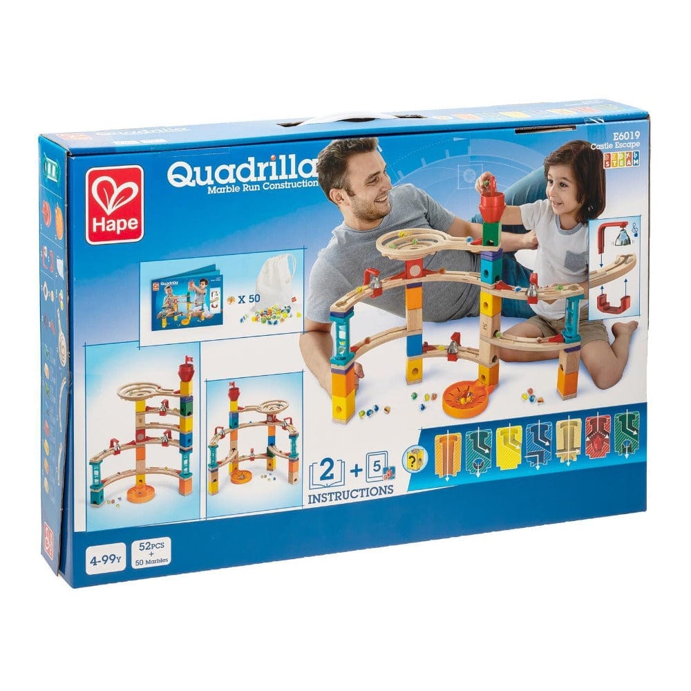 Hape Marble Runs Quadrilla: Castle Escape Marble Run Building Set