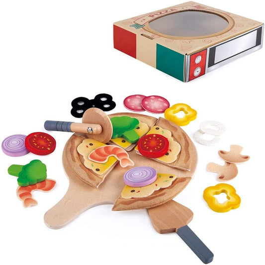 Hape Pretend Food & Cooking Toys Perfect Pizza Playset