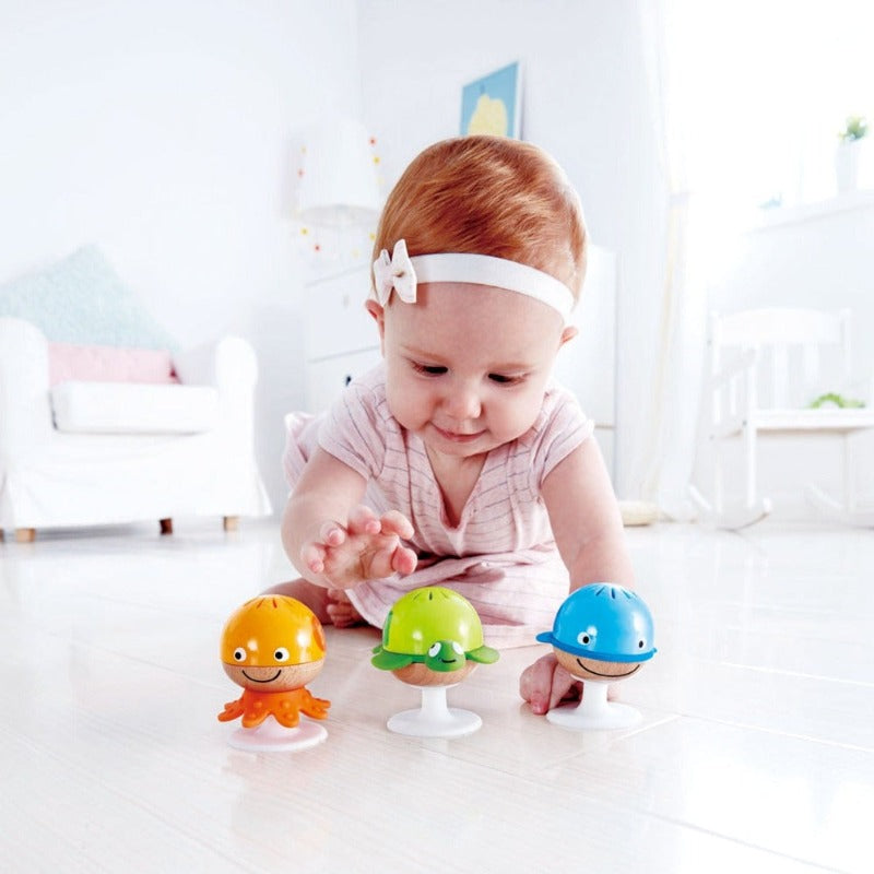 Hape Rattles & Teethers Stay Put Rattle Set