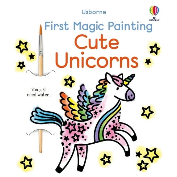 Harper Collins Coloring & Painting Books First Magic Painting Cute Unicorns