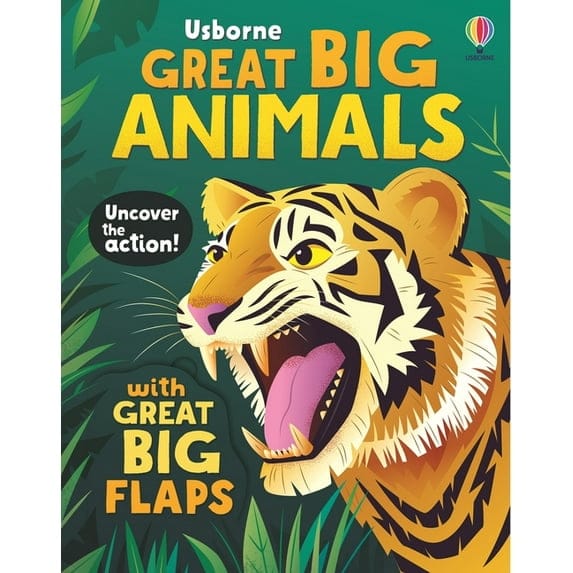 Harper Collins Lift the Flap Books Great Big Animals (With Great Big Flaps)
