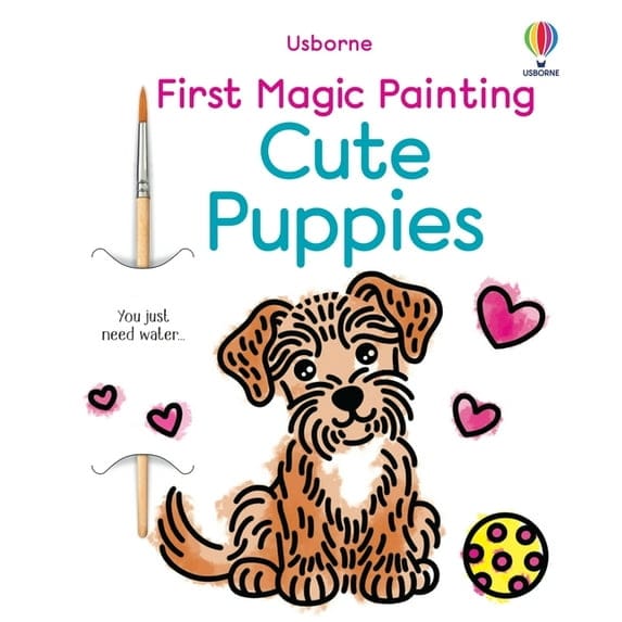 HarperCollins Coloring & Painting Books First Magic Painting - Cute Puppies