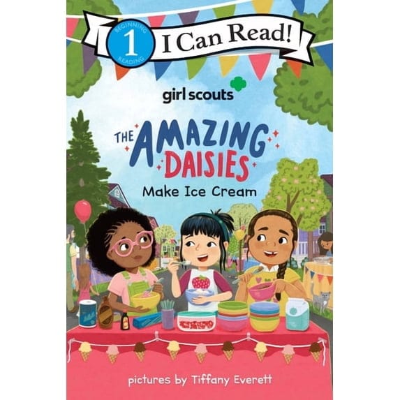 HarperCollins I Can Read Level 1 Books Girl Scouts: The Amazing Daisies Make Ice Cream (I Can Read Level 1)