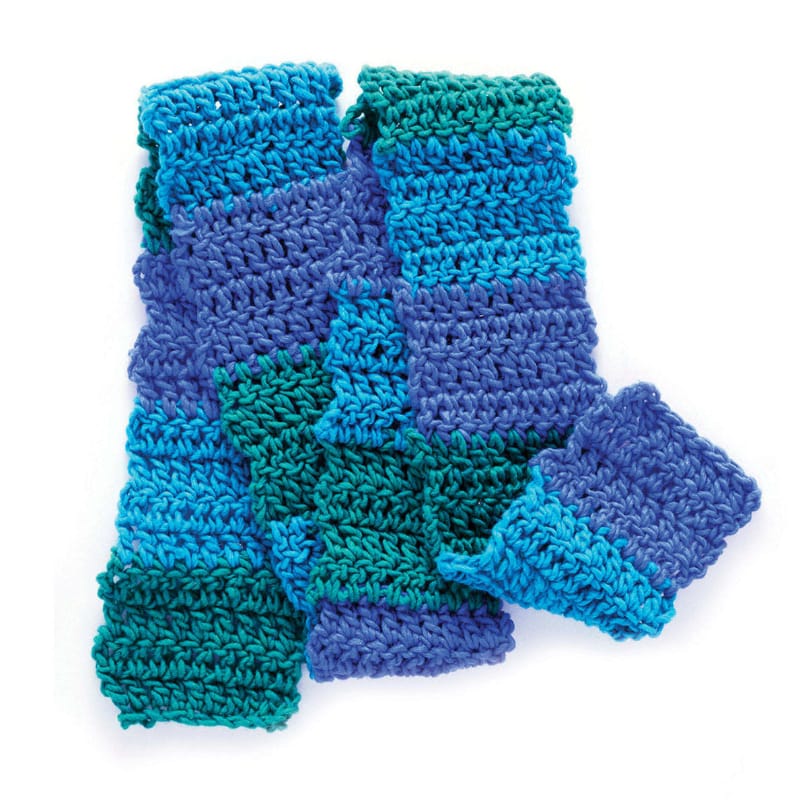 Harrisville Designs Art & Craft Activity Kits Discover Crochet Scarf Kit Ocean