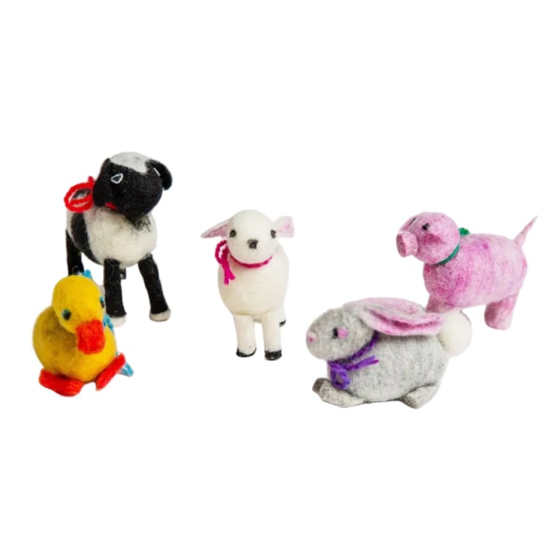 Harrisville Designs Art & Craft Activity Kits Felted Farm Animals Loom Kit