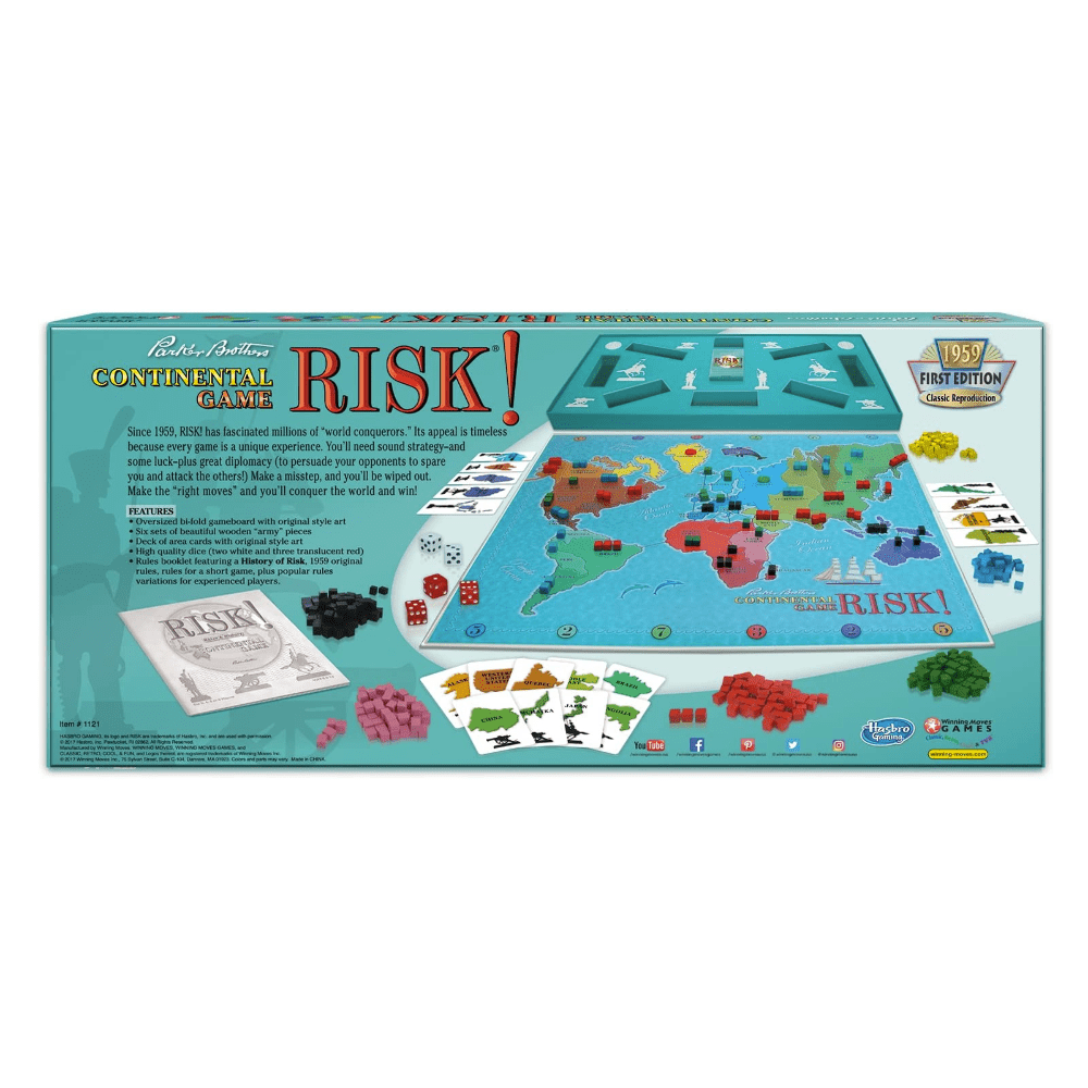 Hasbro Strategy Games Risk! 1959 First Edition