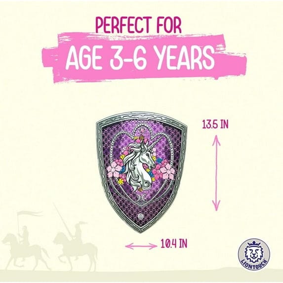 Hotaling Inc. Dress Up Accessories Princess Unicorn Flower Shield